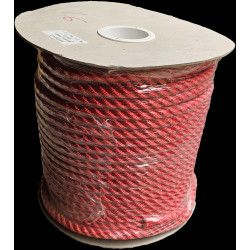 Cordage polyester plombé